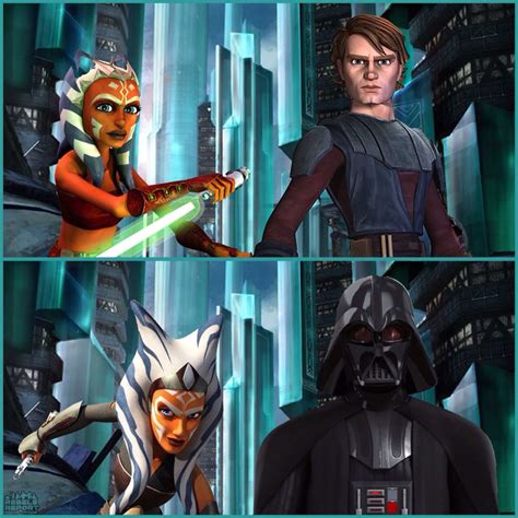 clone wars movie before and after